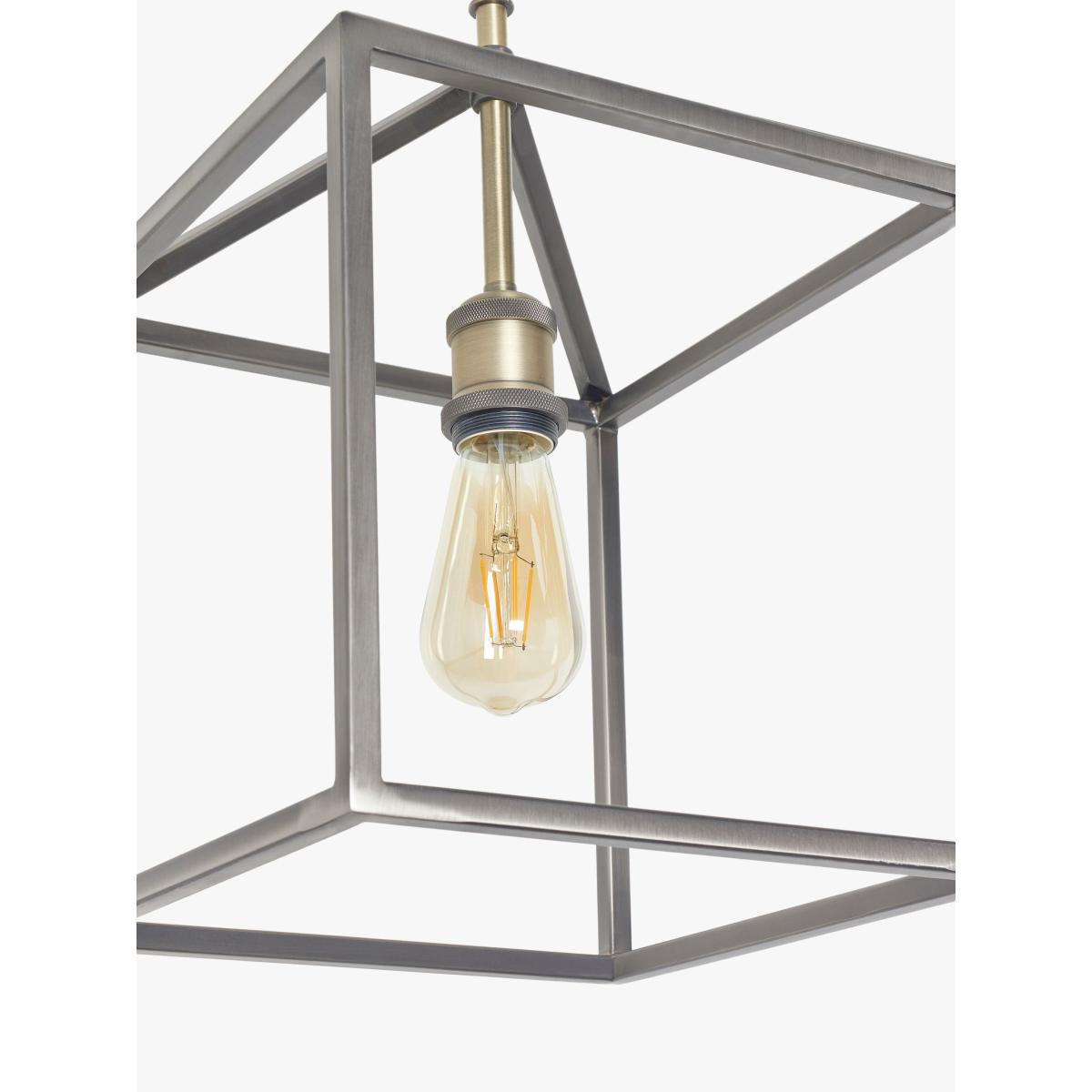 John Lewis & Partners Boundary Ceiling Light, Brass/Pewter – image 8