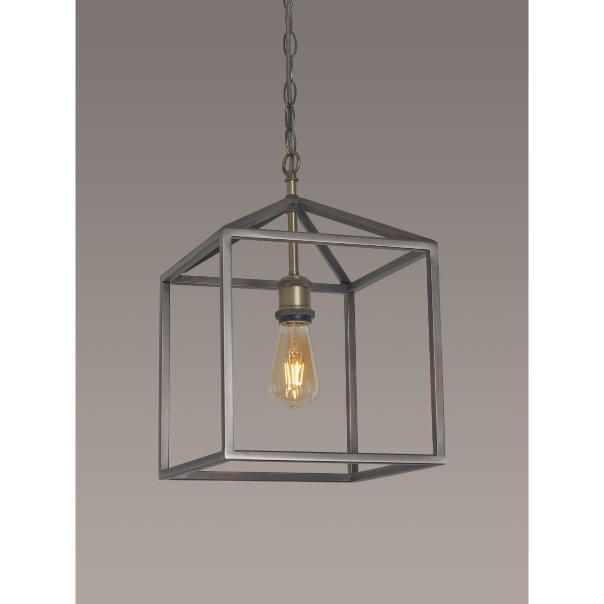 John Lewis & Partners Boundary Ceiling Light, Brass/Pewter – image 9