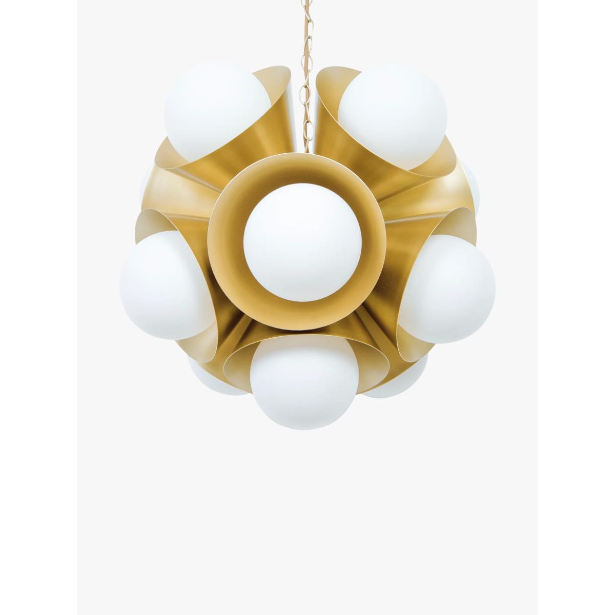 John Lewis Origami 11 Pendant Light, Brass – image 2
