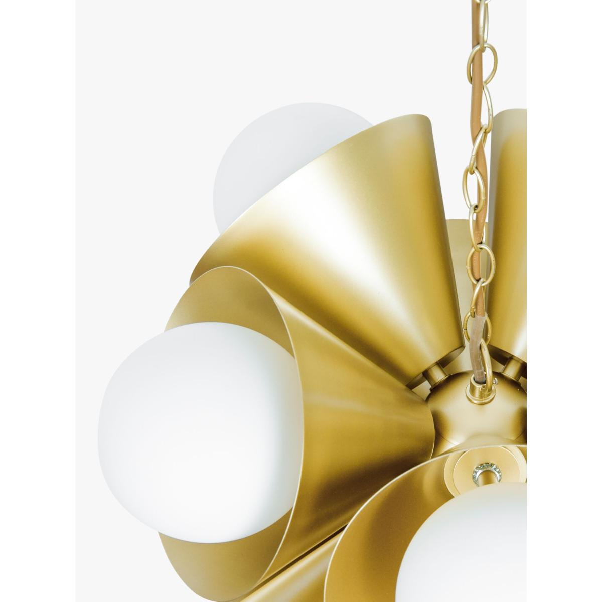 John Lewis Origami 11 Pendant Light, Brass – image 5