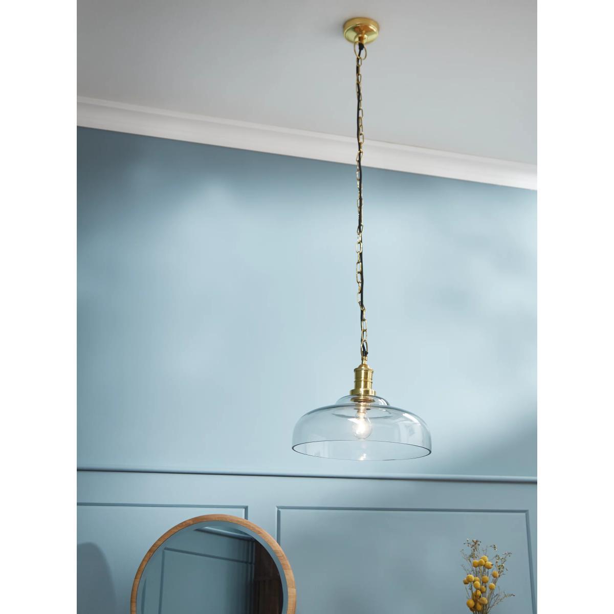 John Lewis & Partners Clyde Glass Pendant Ceiling Light, Clear – image 2
