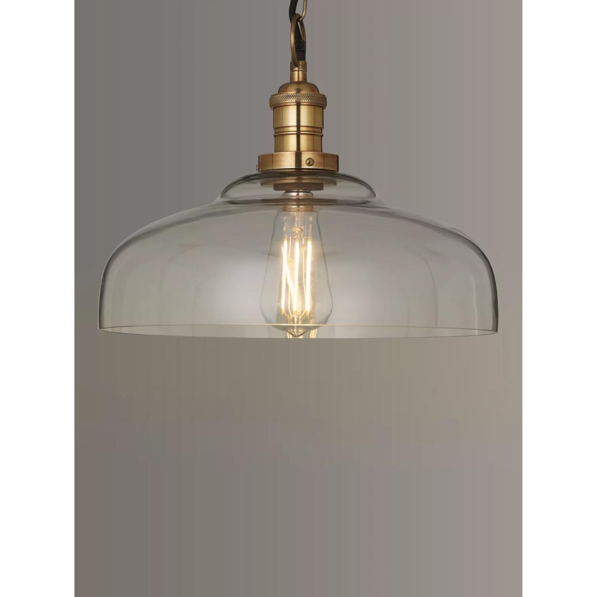 John Lewis & Partners Clyde Glass Pendant Ceiling Light, Clear – image 3