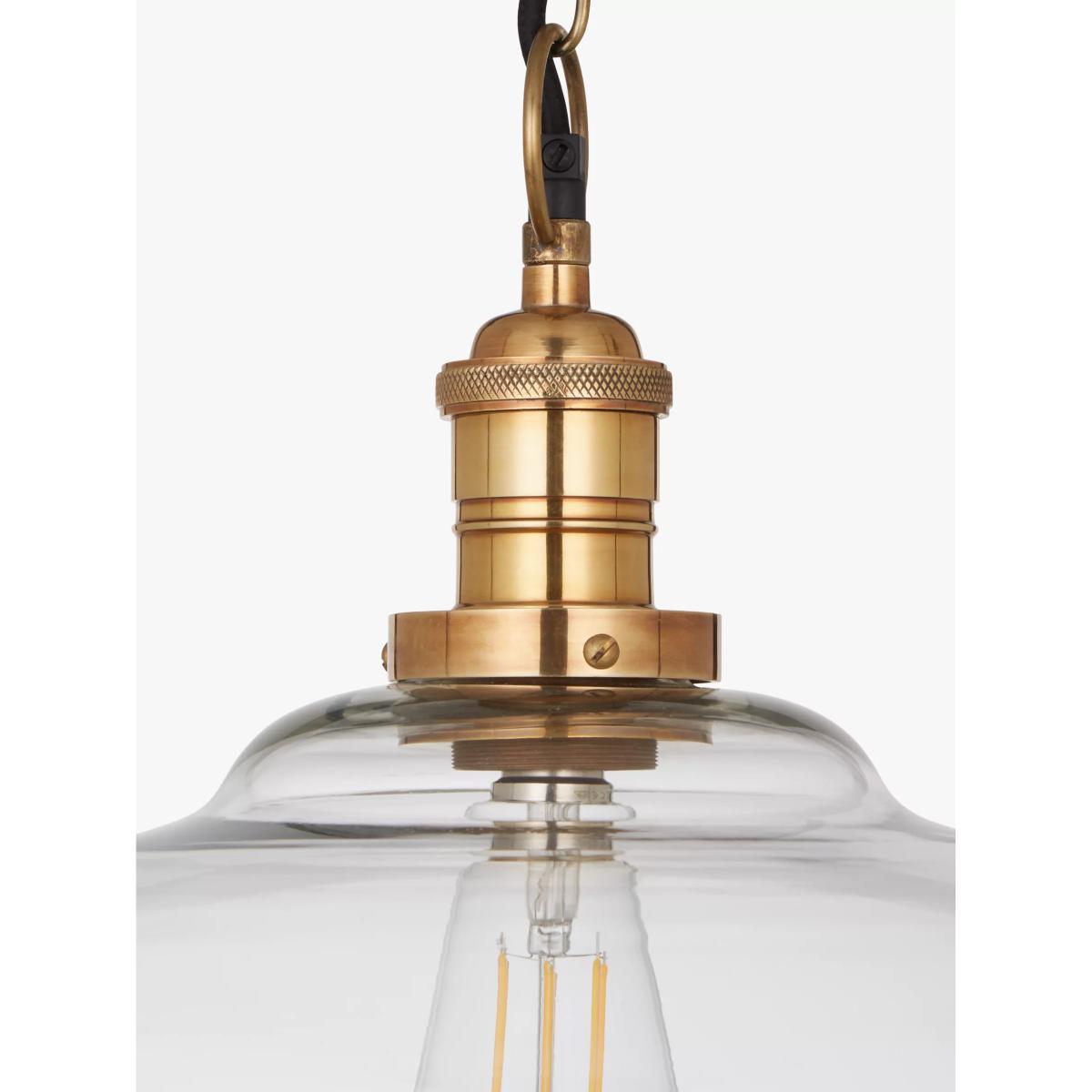 John Lewis & Partners Clyde Glass Pendant Ceiling Light, Clear – image 5