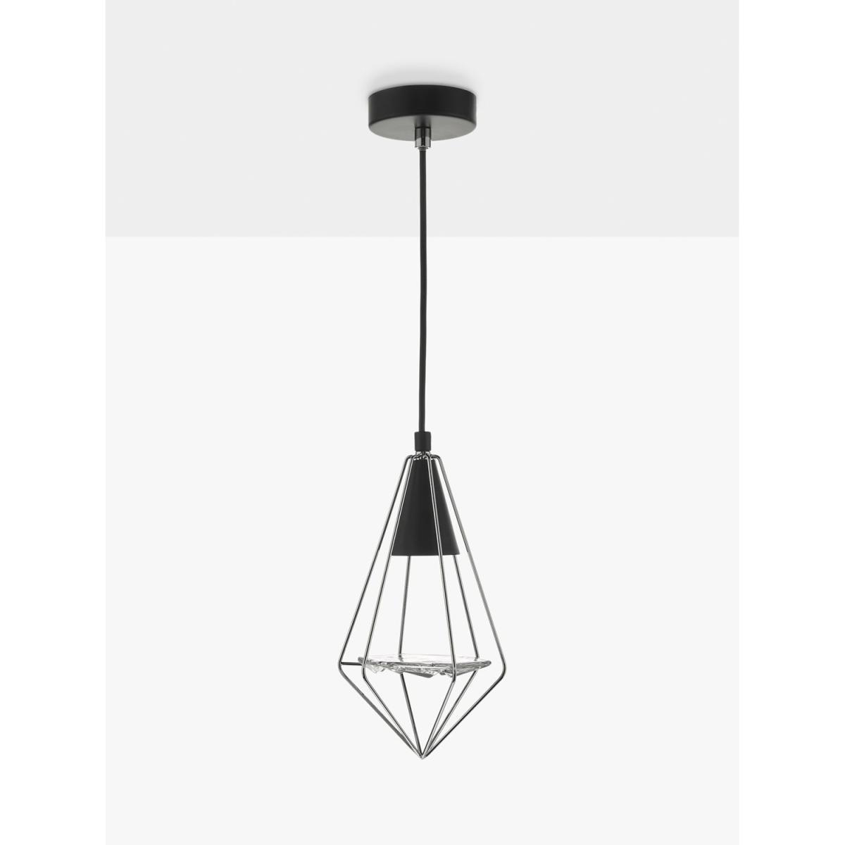 Där Gianni Ceiling Light, Black Chrome – image 2