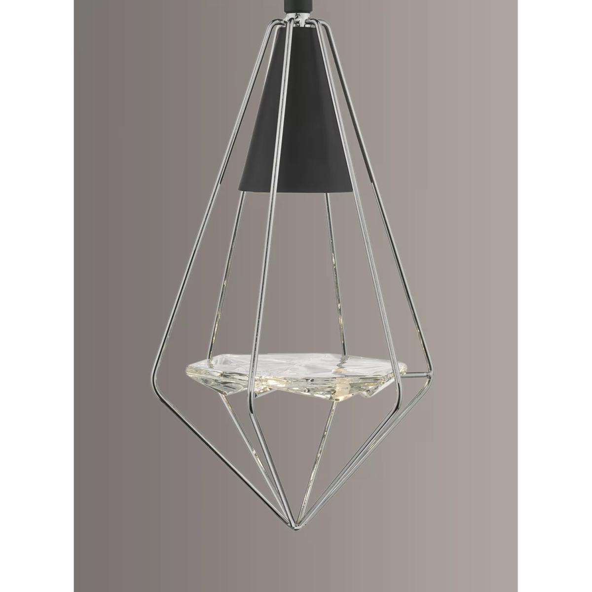 Där Gianni Ceiling Light, Black Chrome – image 3