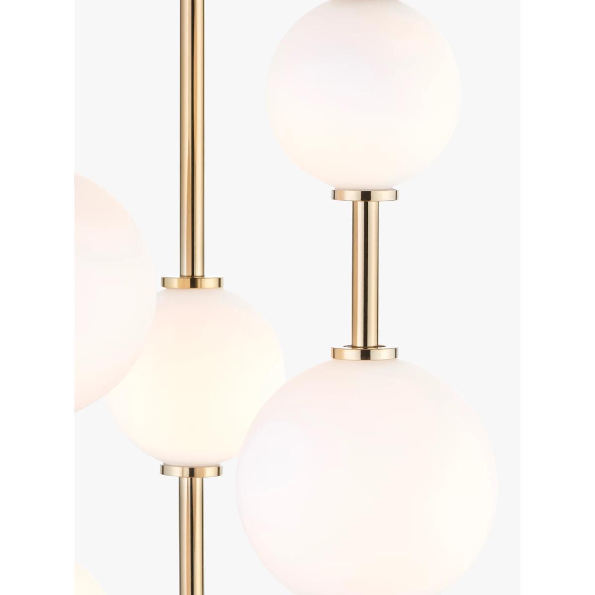 John Lewis Ascend 12 LED Pendant Ceiling Light, Polished Brass – image 5