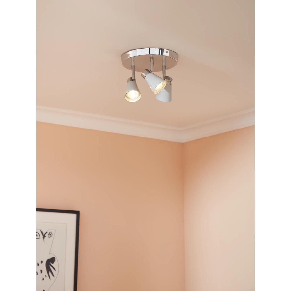 John Lewis & Partners Logan GU10 LED 3 Spotlight Ceiling Plate – image 2