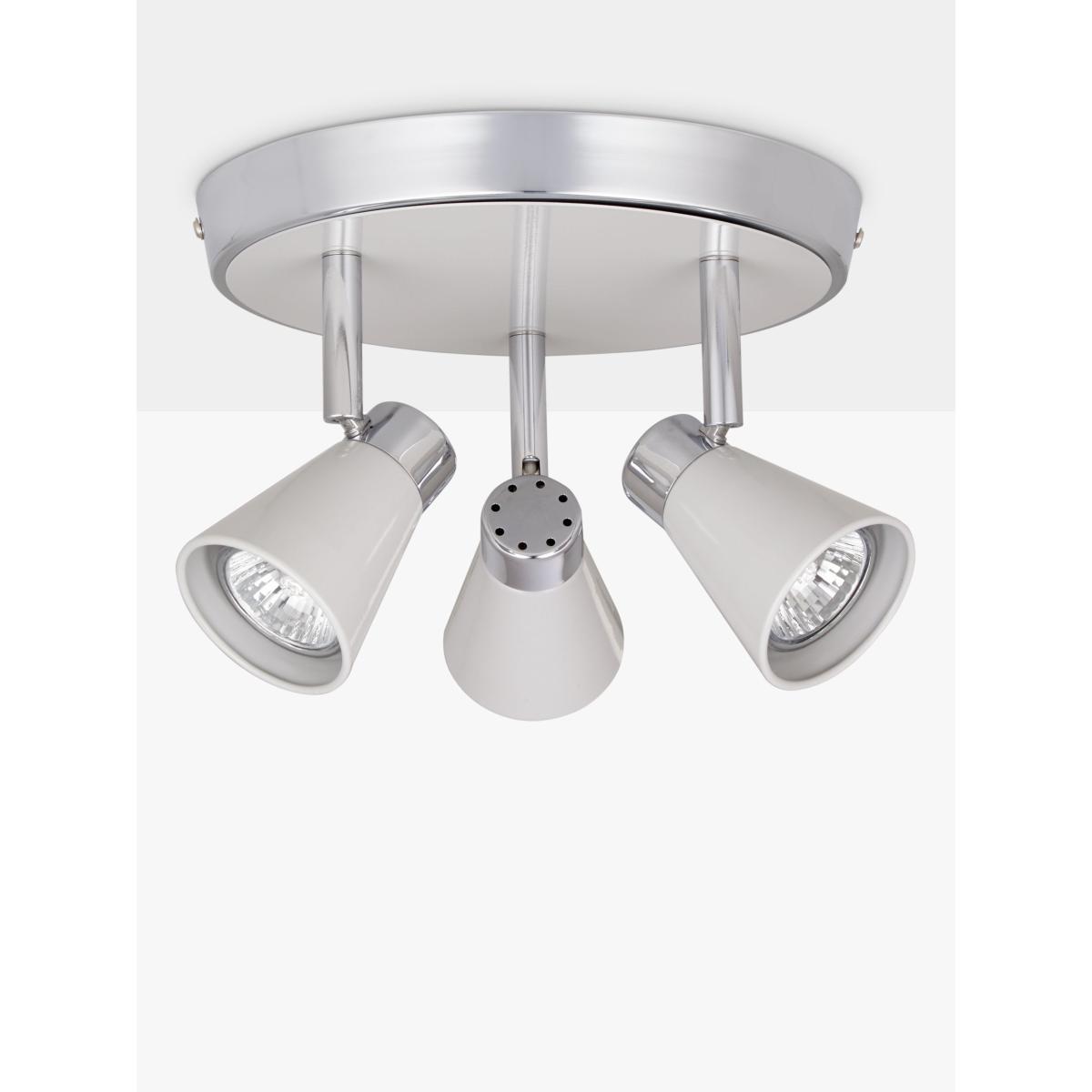 John Lewis & Partners Logan GU10 LED 3 Spotlight Ceiling Plate – image 4