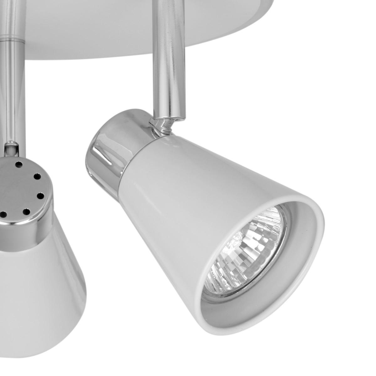 John Lewis & Partners Logan GU10 LED 3 Spotlight Ceiling Plate – image 5