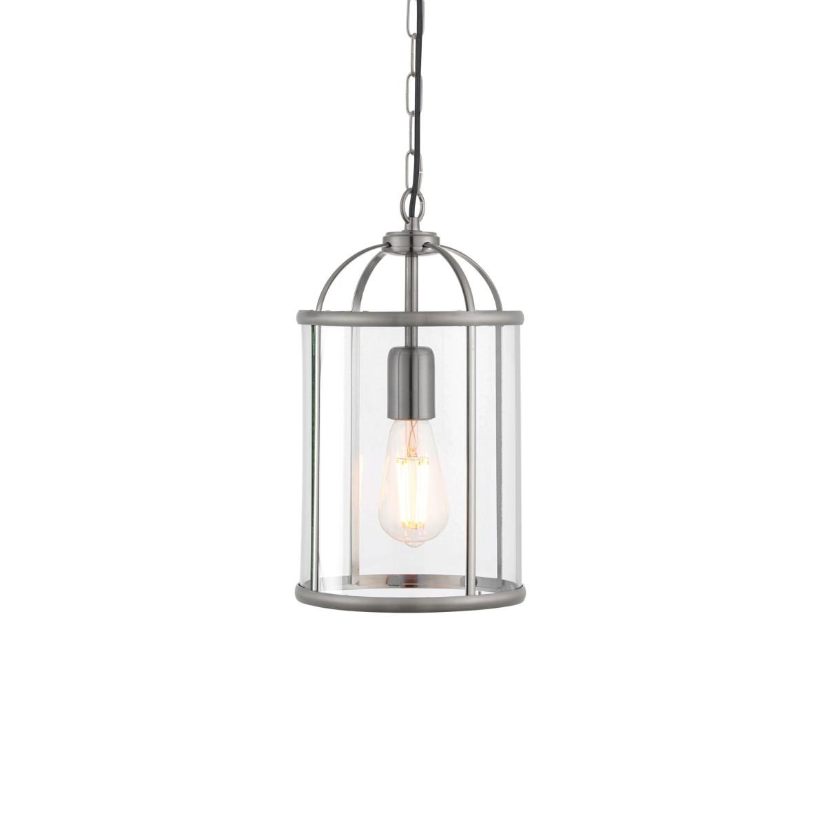 Lambeth Pendant Light - Satin Nickel – image 2