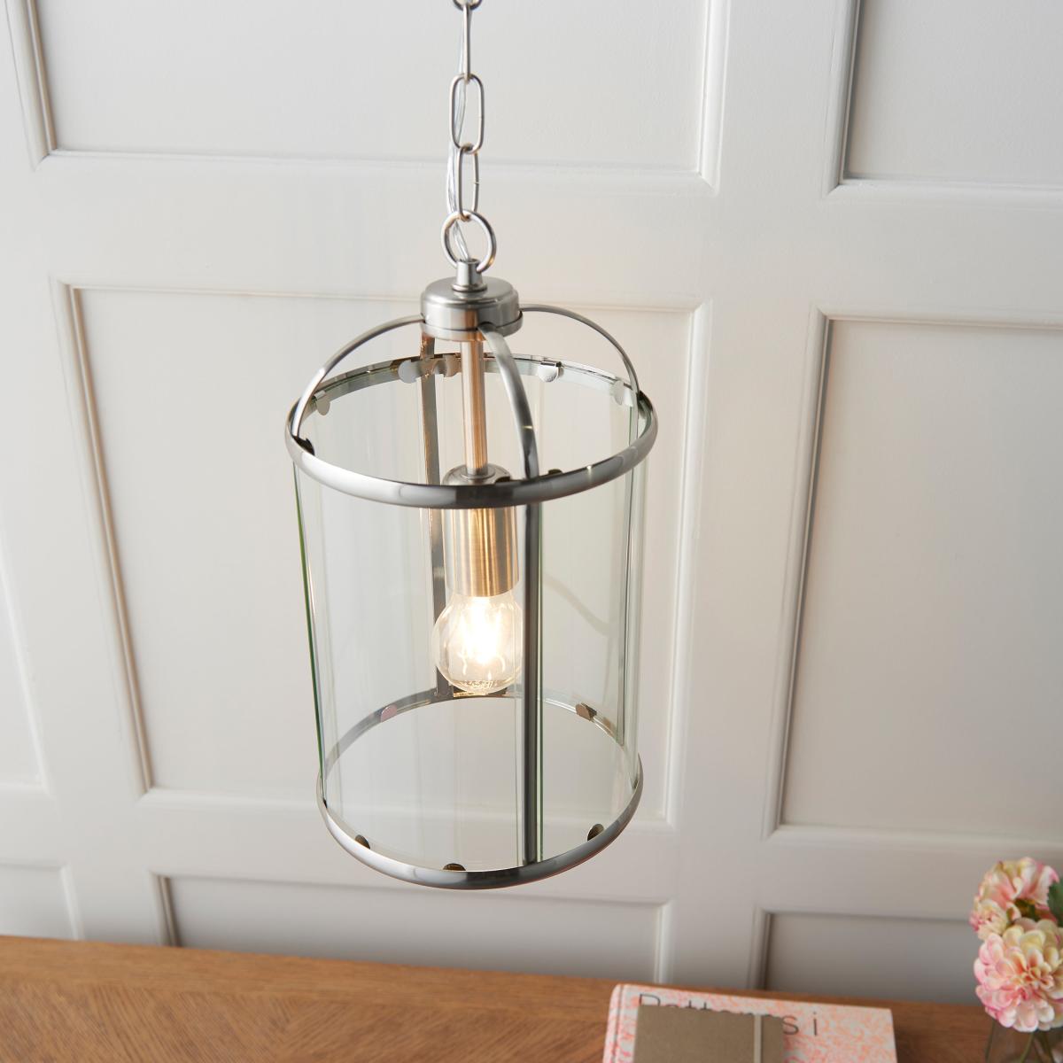 Lambeth Pendant Light - Satin Nickel – image 5