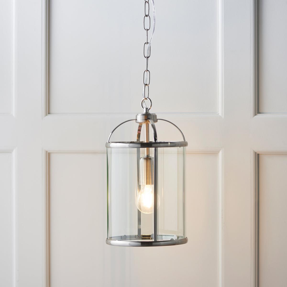 Lambeth Pendant Light - Satin Nickel – image 1