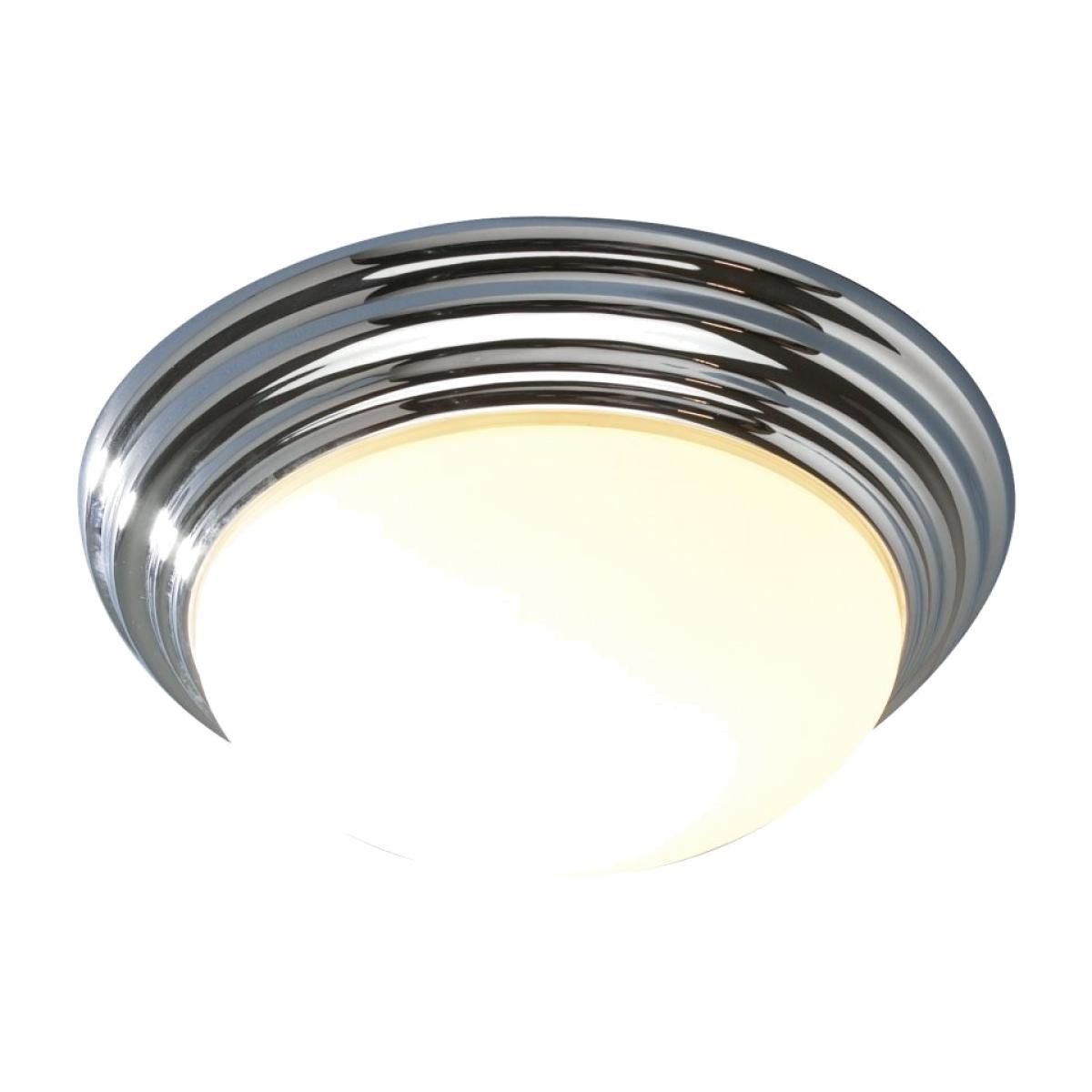 dar lighting BAR5250 Barclay Flush Small Polished Chrome IP44