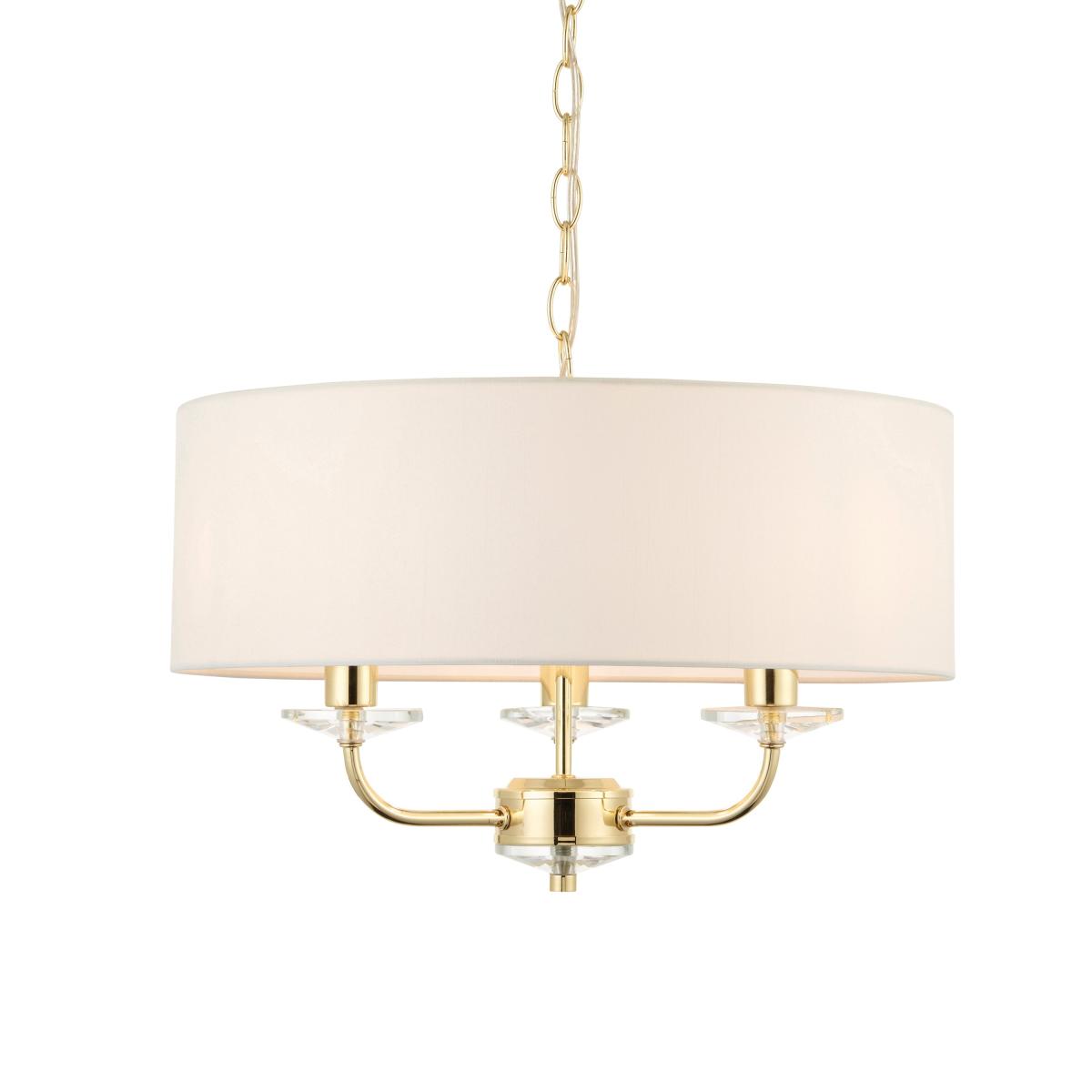 Nixon 3 Pendant Light - Brass – image 2