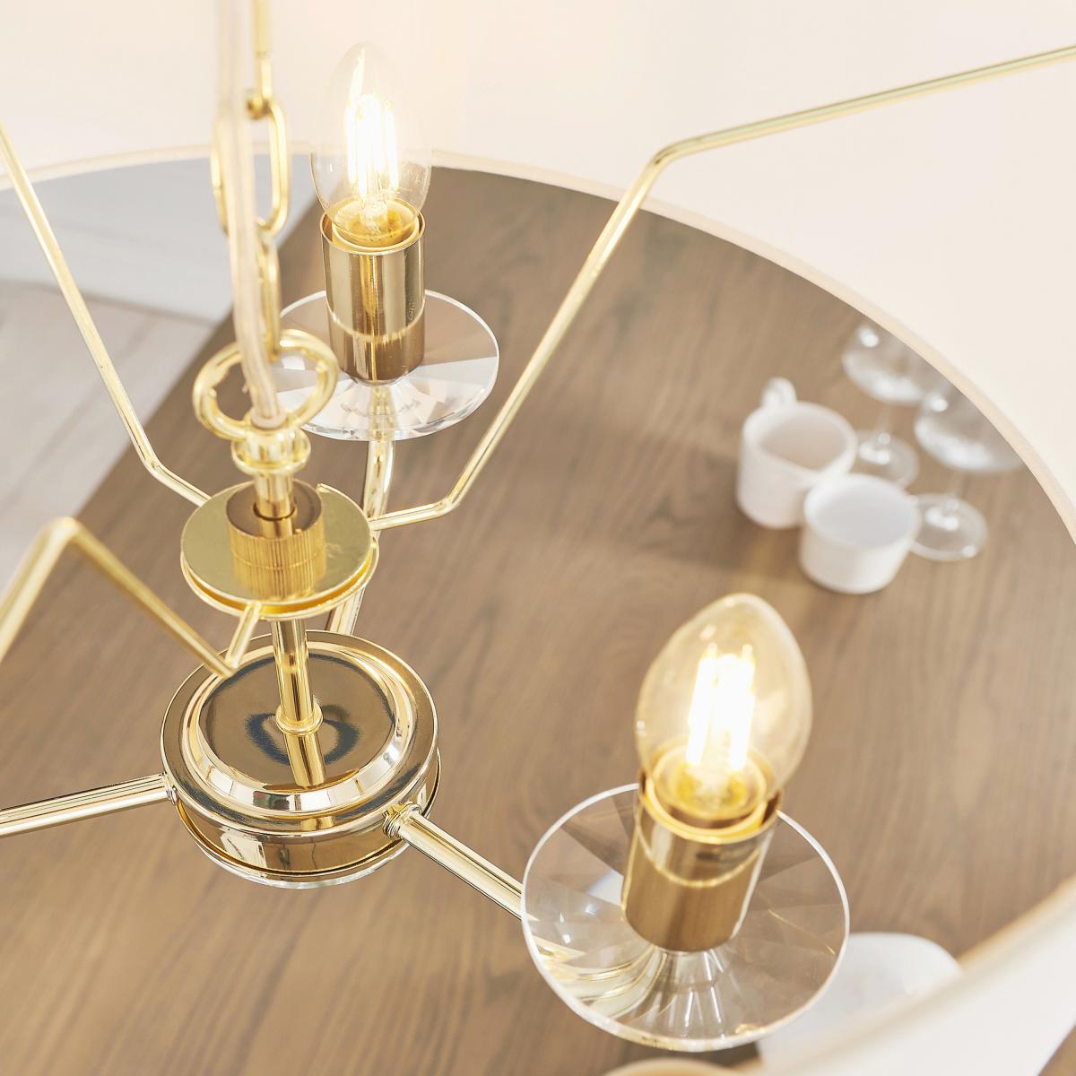 Nixon 3 Pendant Light - Brass – image 4