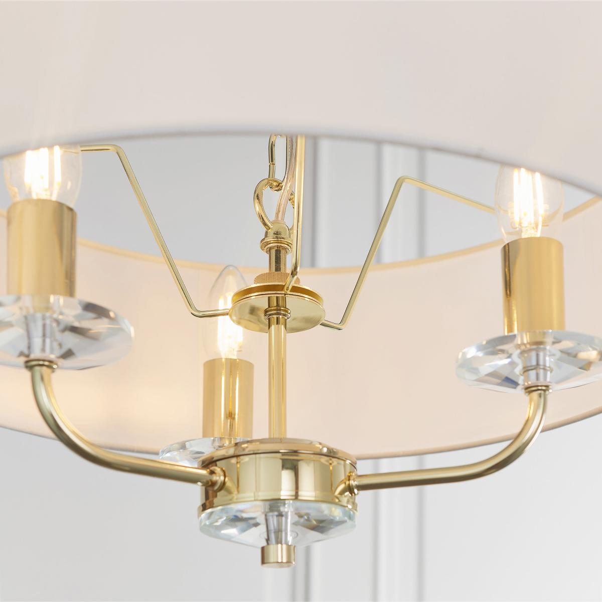Nixon 3 Pendant Light - Brass – image 6