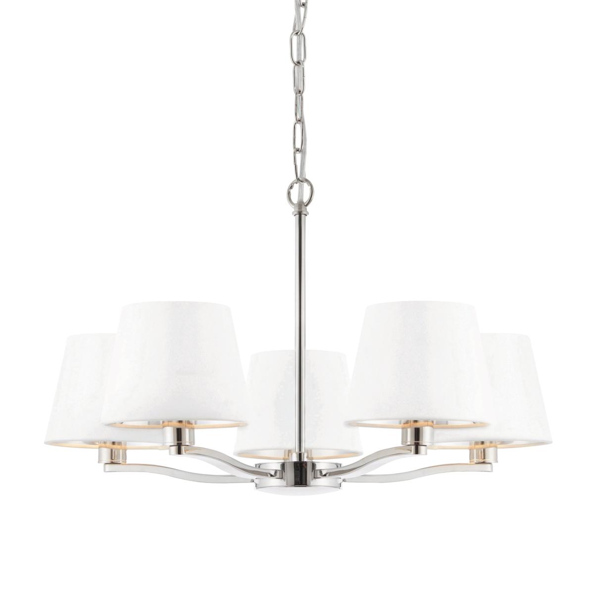 Harvey 5 Pendant Light - Bright Nickel – image 2