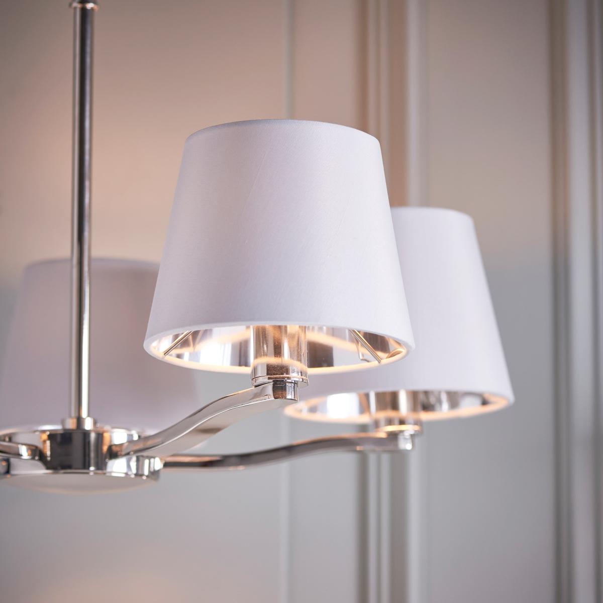 Harvey 5 Pendant Light - Bright Nickel – image 3