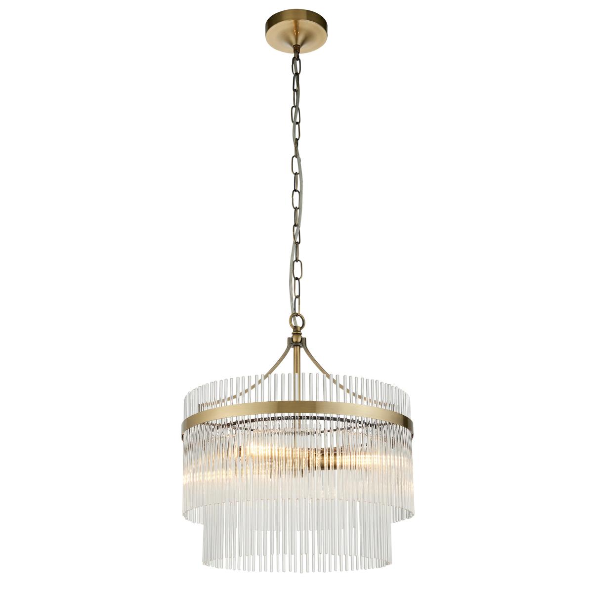 Marietta 3 Pendant Light - Antique Brass – image 2