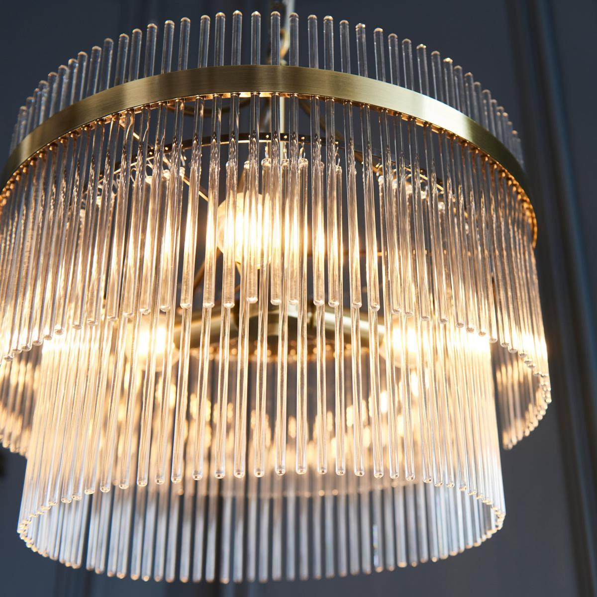 Marietta 3 Pendant Light - Antique Brass – image 4