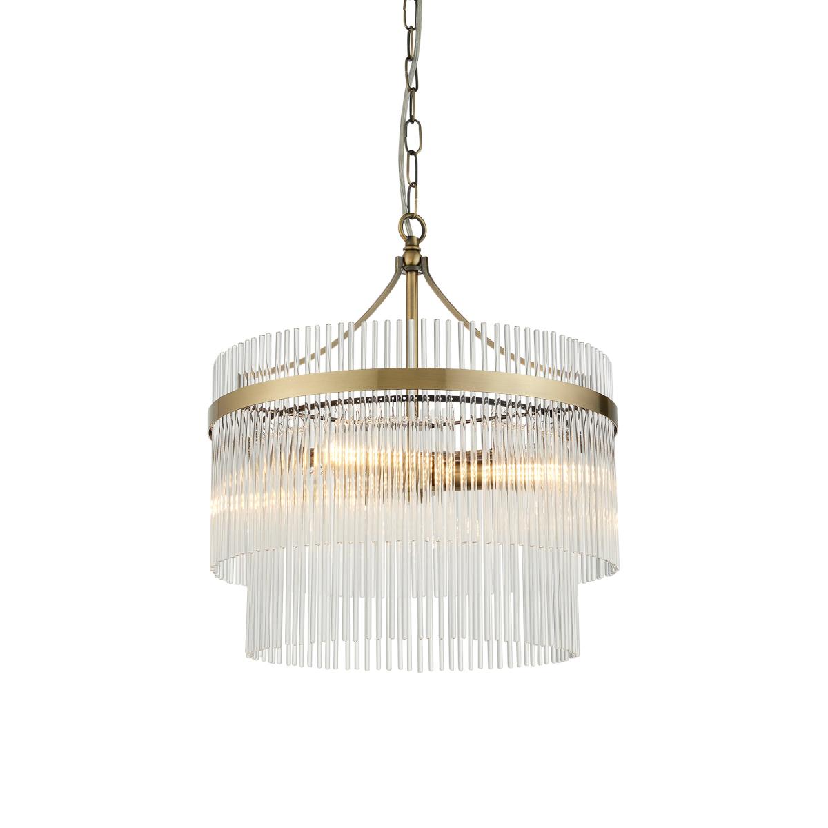 Marietta 3 Pendant Light - Antique Brass – image 8