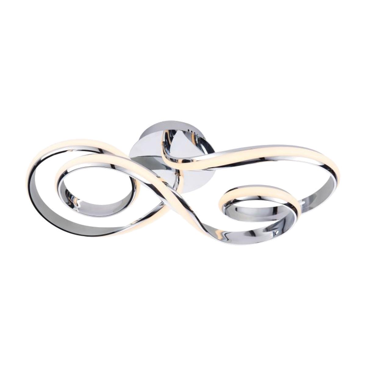 Bonavista 1 Light Semi Flush Ceiling Light - Chrome