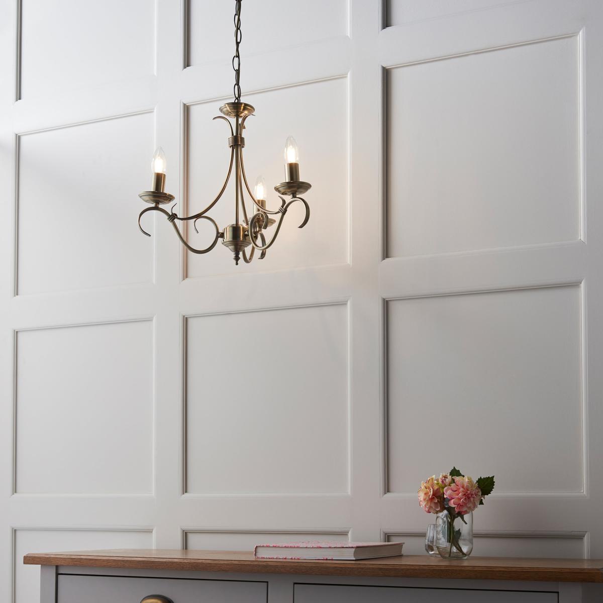 Bernice 3 Pendant Light - Antique Brass – image 6