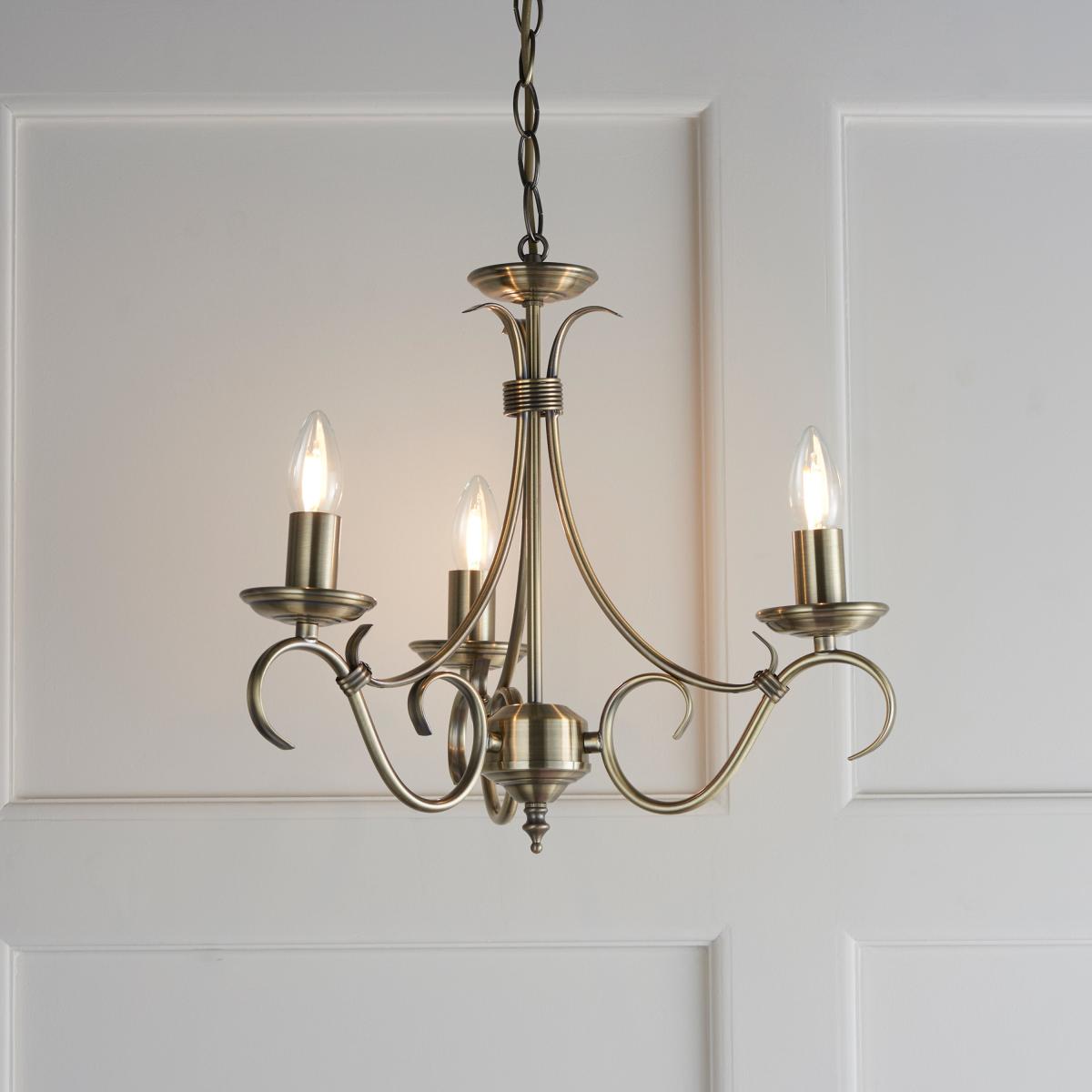 Bernice 3 Pendant Light - Antique Brass – image 7