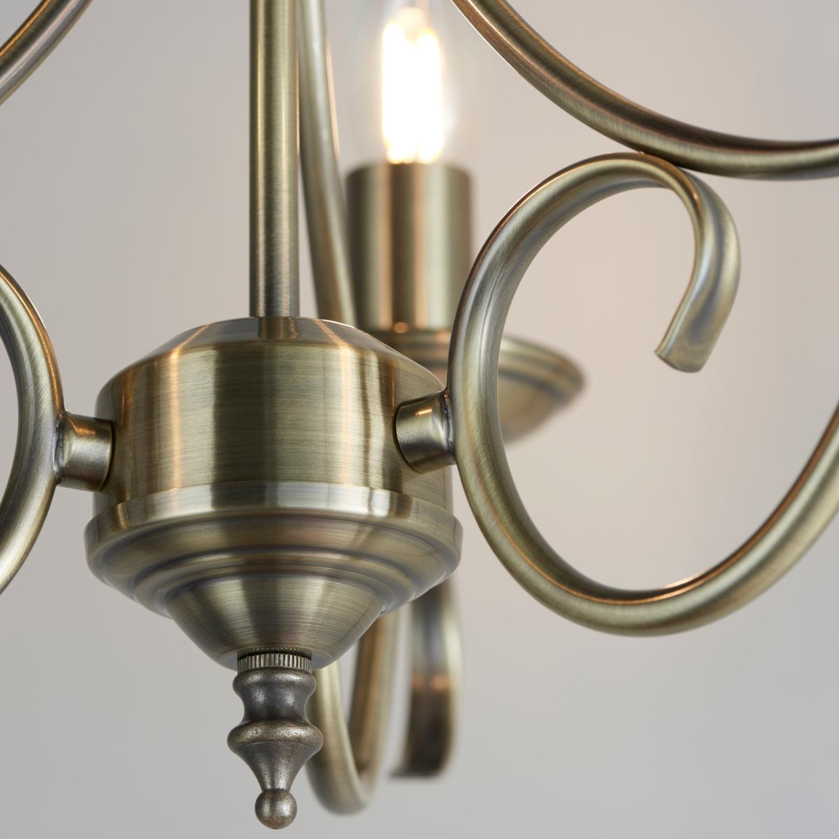 Bernice 3 Pendant Light - Antique Brass – image 9