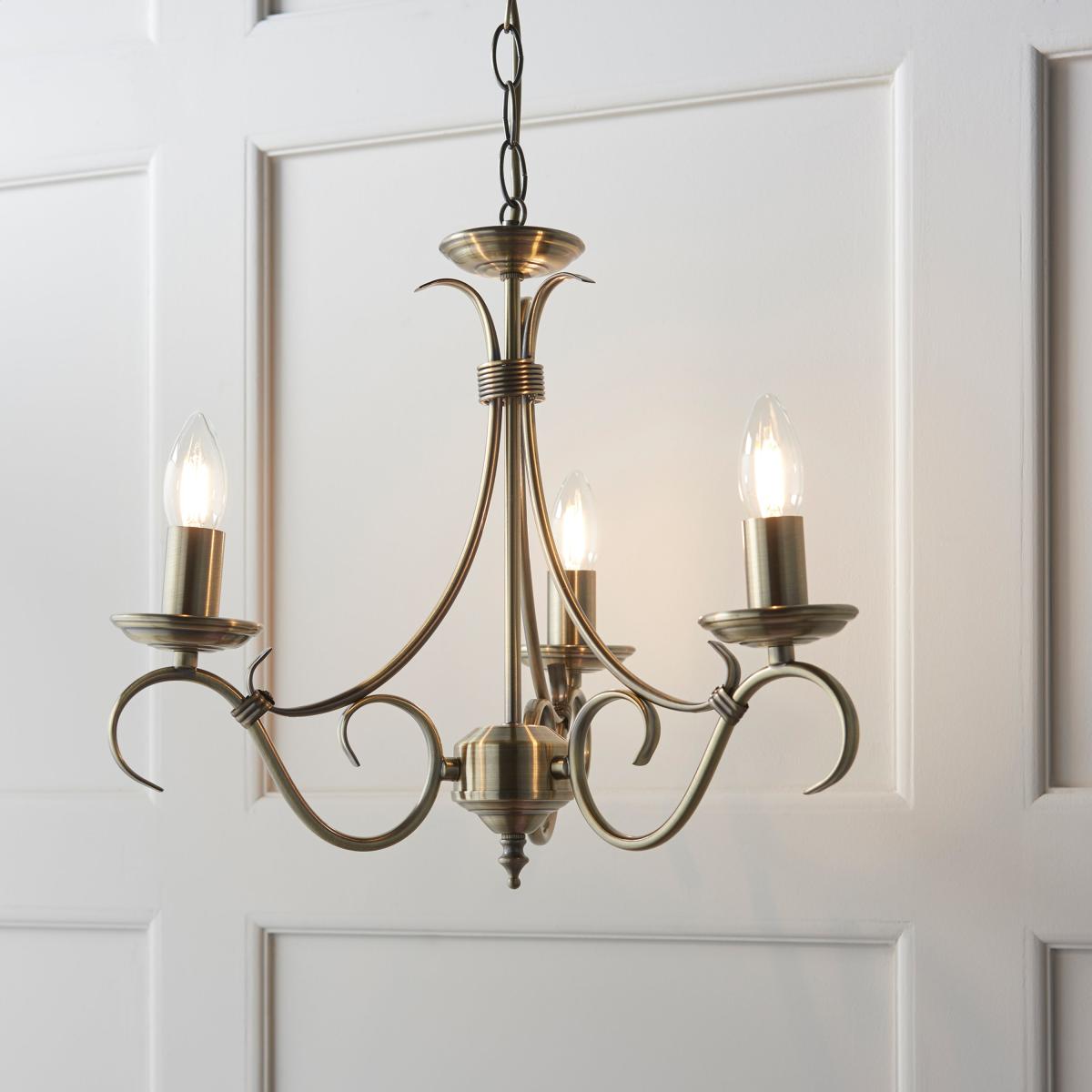 Bernice 3 Pendant Light - Antique Brass – image 1