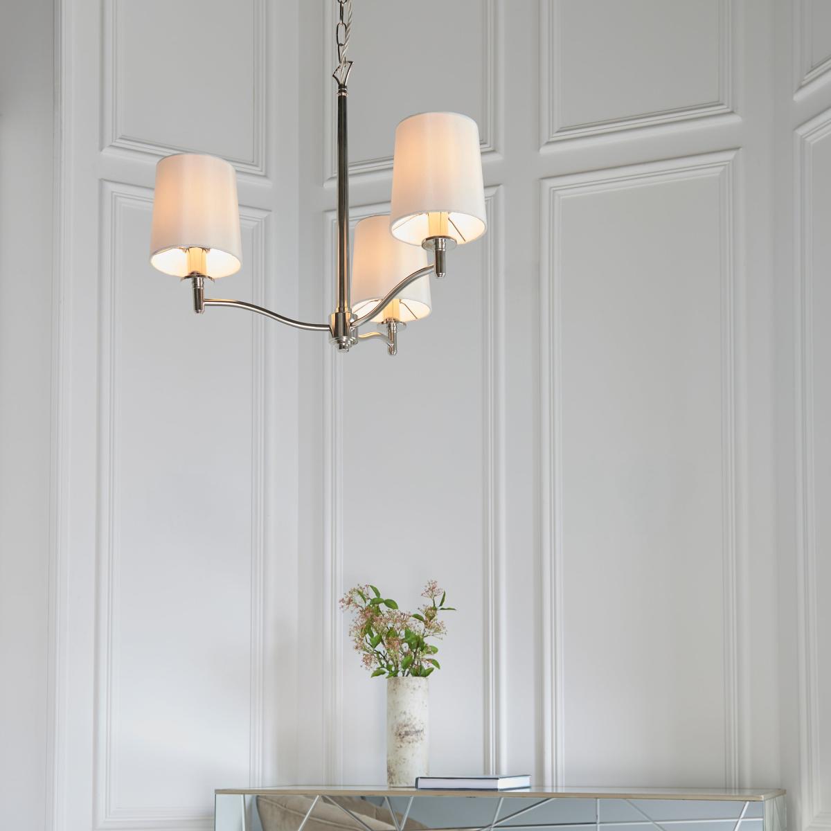 Ortona 3 Pendant Light - Nickel – image 4