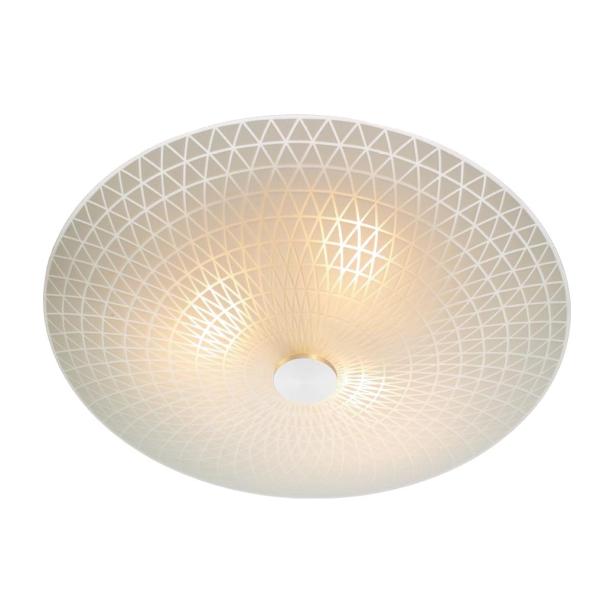 dar lighting COL522 Colby 3 Light Glass Flush