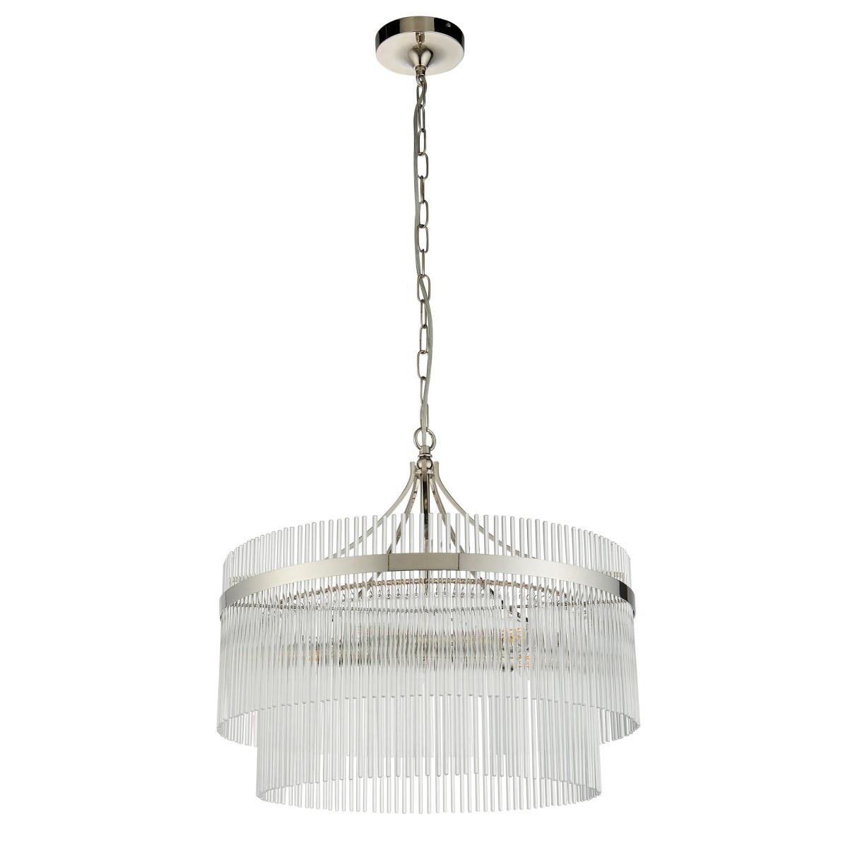 Marietta 5 Pendant Light - Bright Nickel – image 2