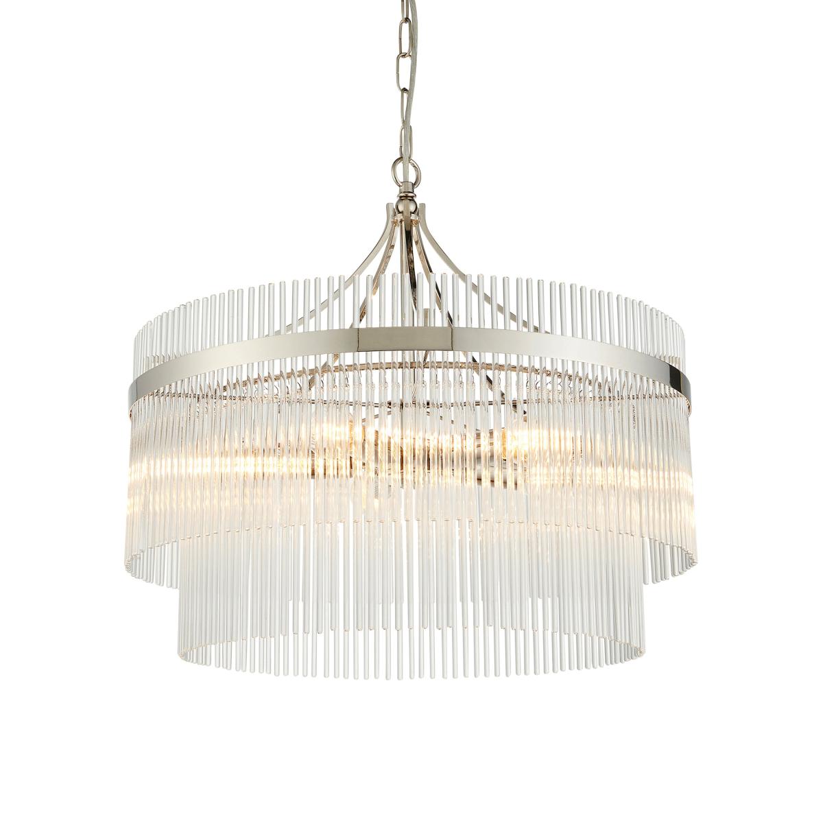 Marietta 5 Pendant Light - Bright Nickel – image 7