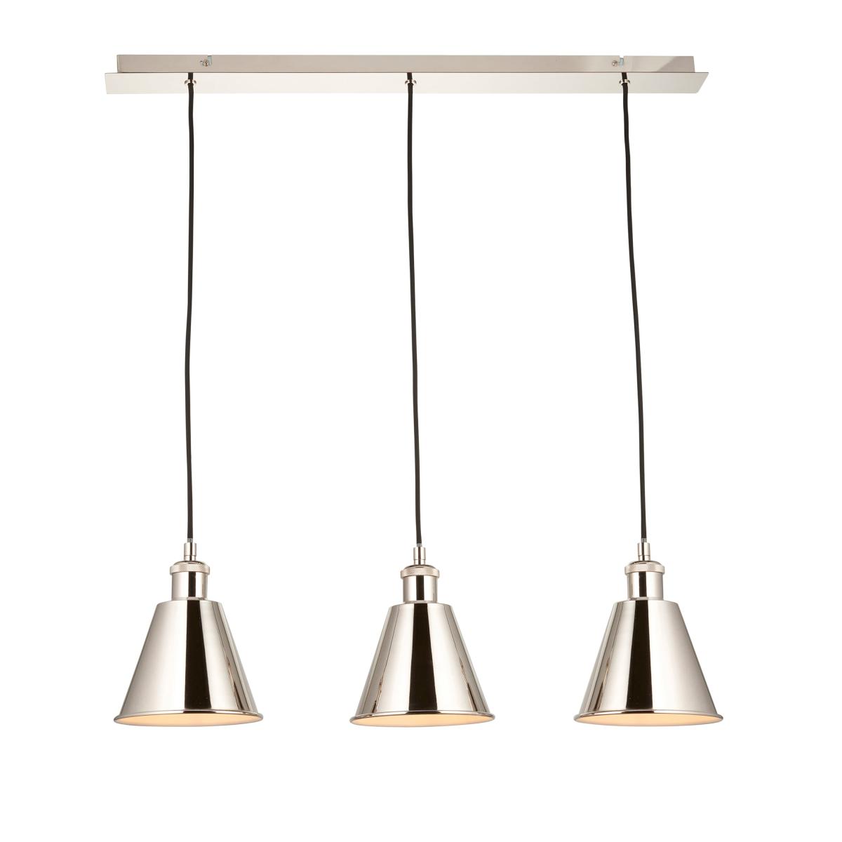 Hal 3 Pendant Light - Bright Nickel – image 2