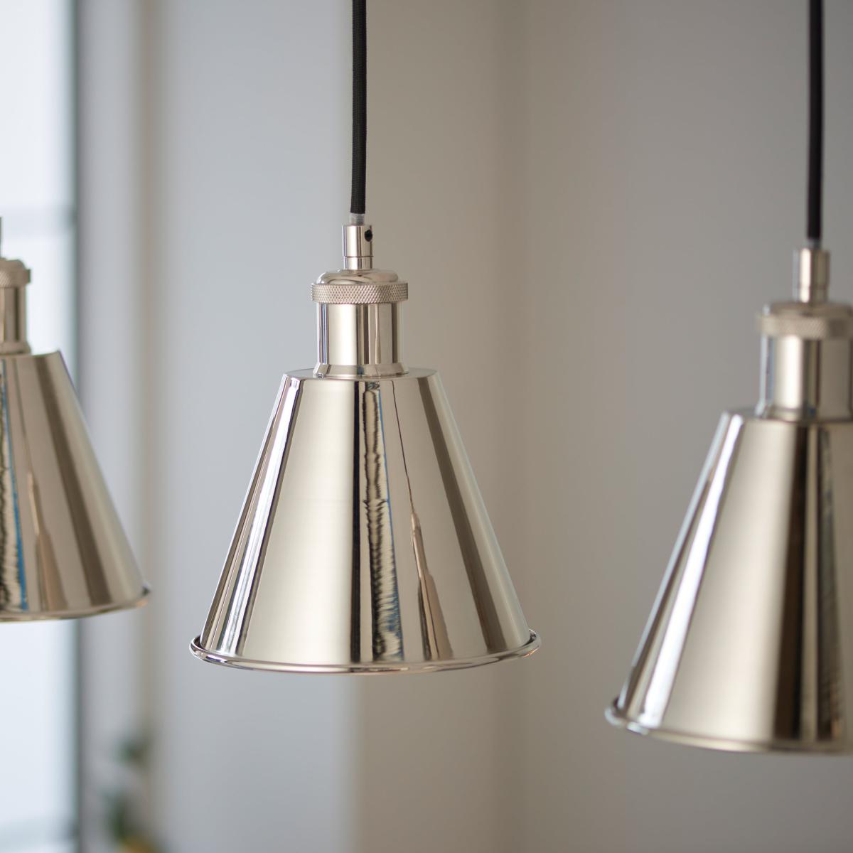 Hal 3 Pendant Light - Bright Nickel – image 4