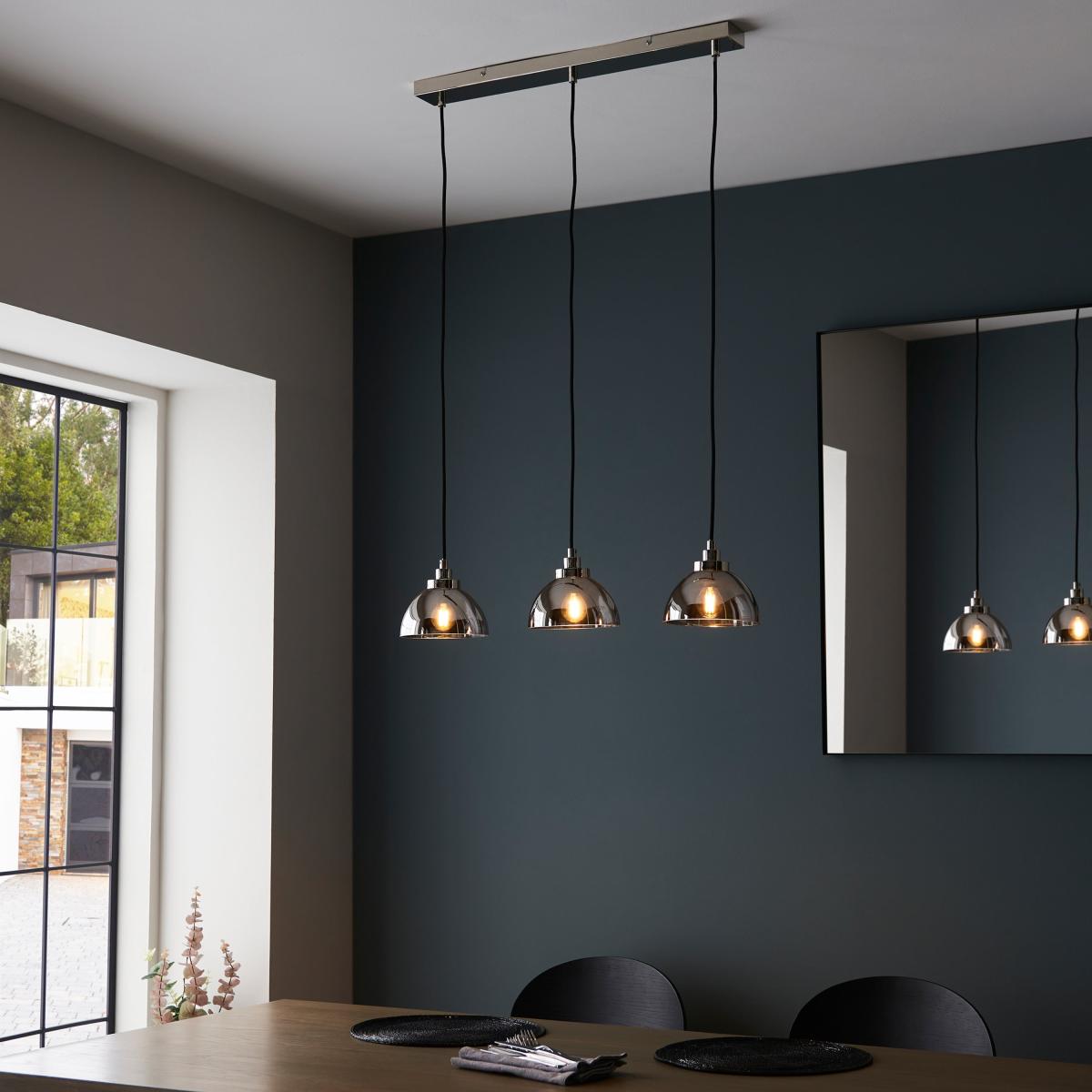 Caspa 3 Pendant Light - Nickel – image 1