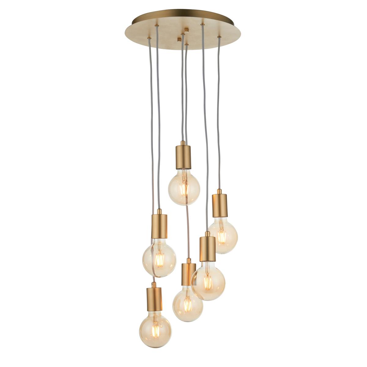 Studio 6 Pendant Light - Satin Brass – image 3