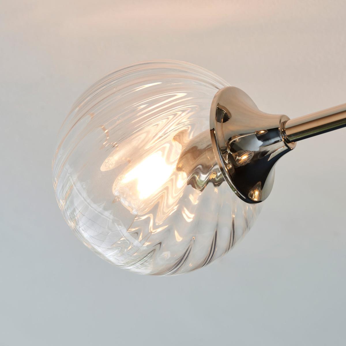 Allegra 6 Ceiling Light - Bright Nickel – image 7