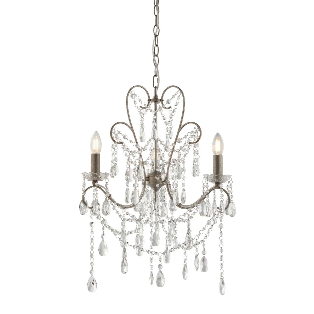 Berkley 3 Pendant Light - Aged Silver – image 2