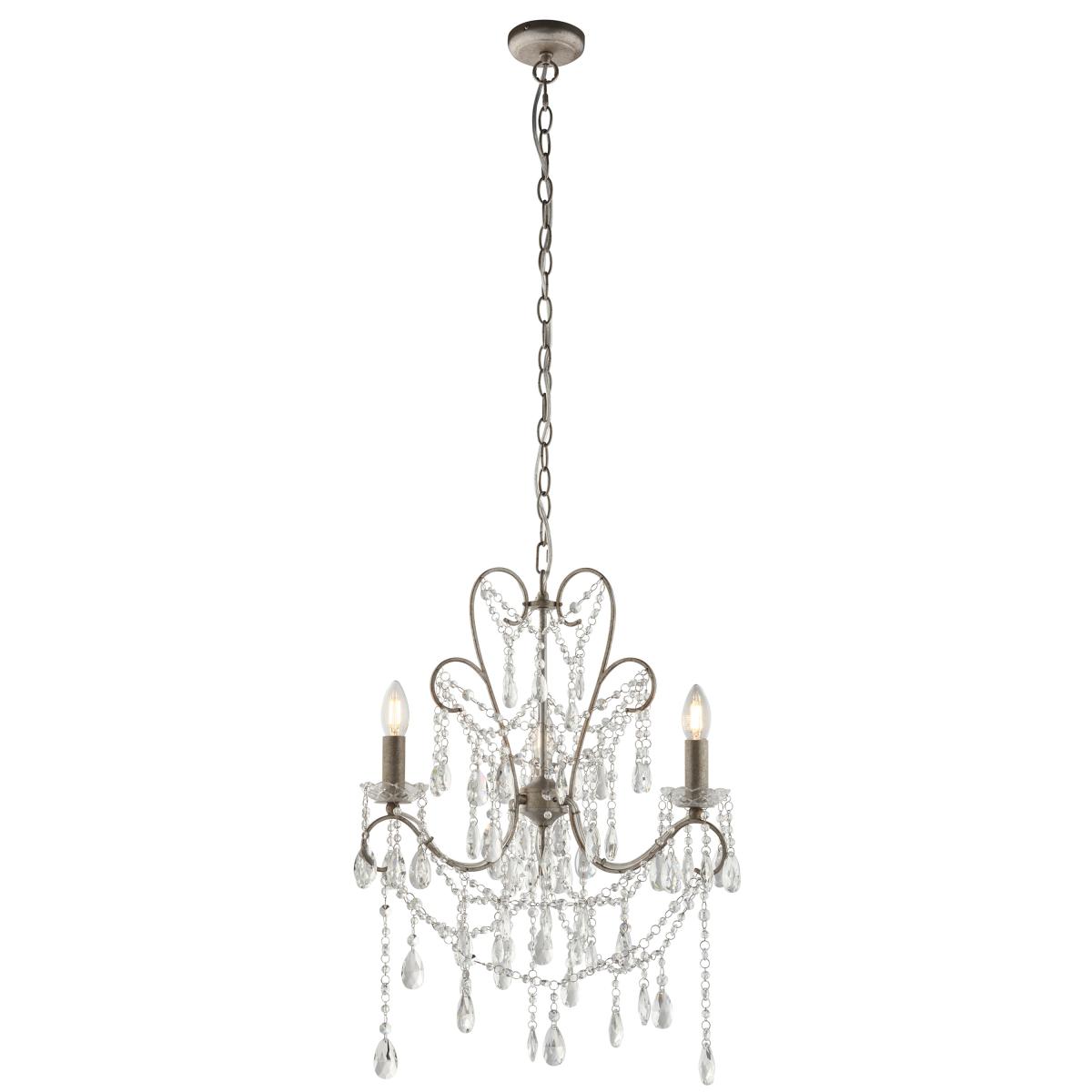Berkley 3 Pendant Light - Aged Silver – image 7