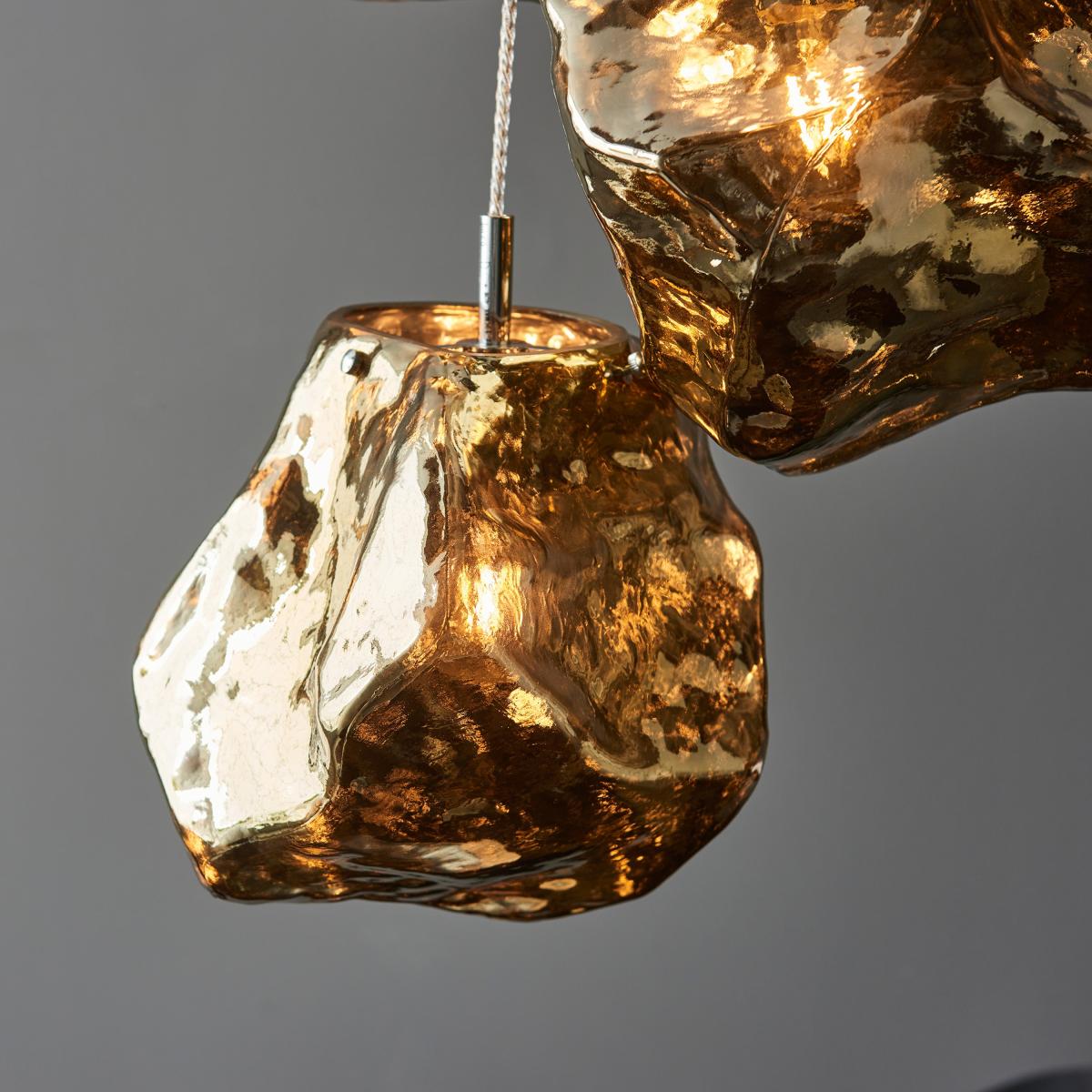 Rock 3 Pendant Light - Bronze – image 6