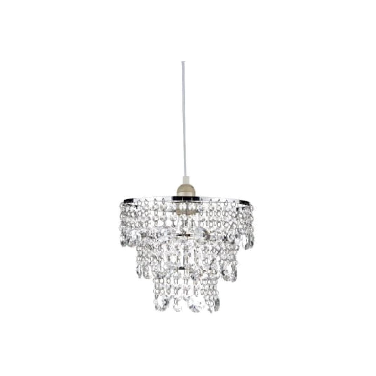 dar lighting Cyb6550 Cybil Crystal Non Elec Polished Chrome