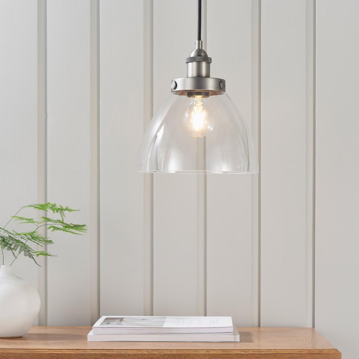 Hansen Pendant Light - Brushed Silver – image 1