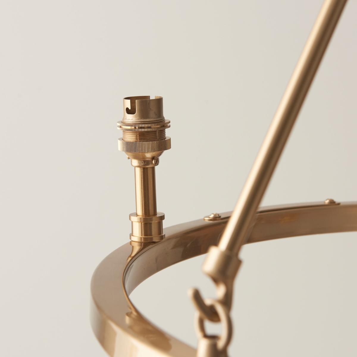 Chester 3 Pendant Light Fitting - Aged Brass – image 4
