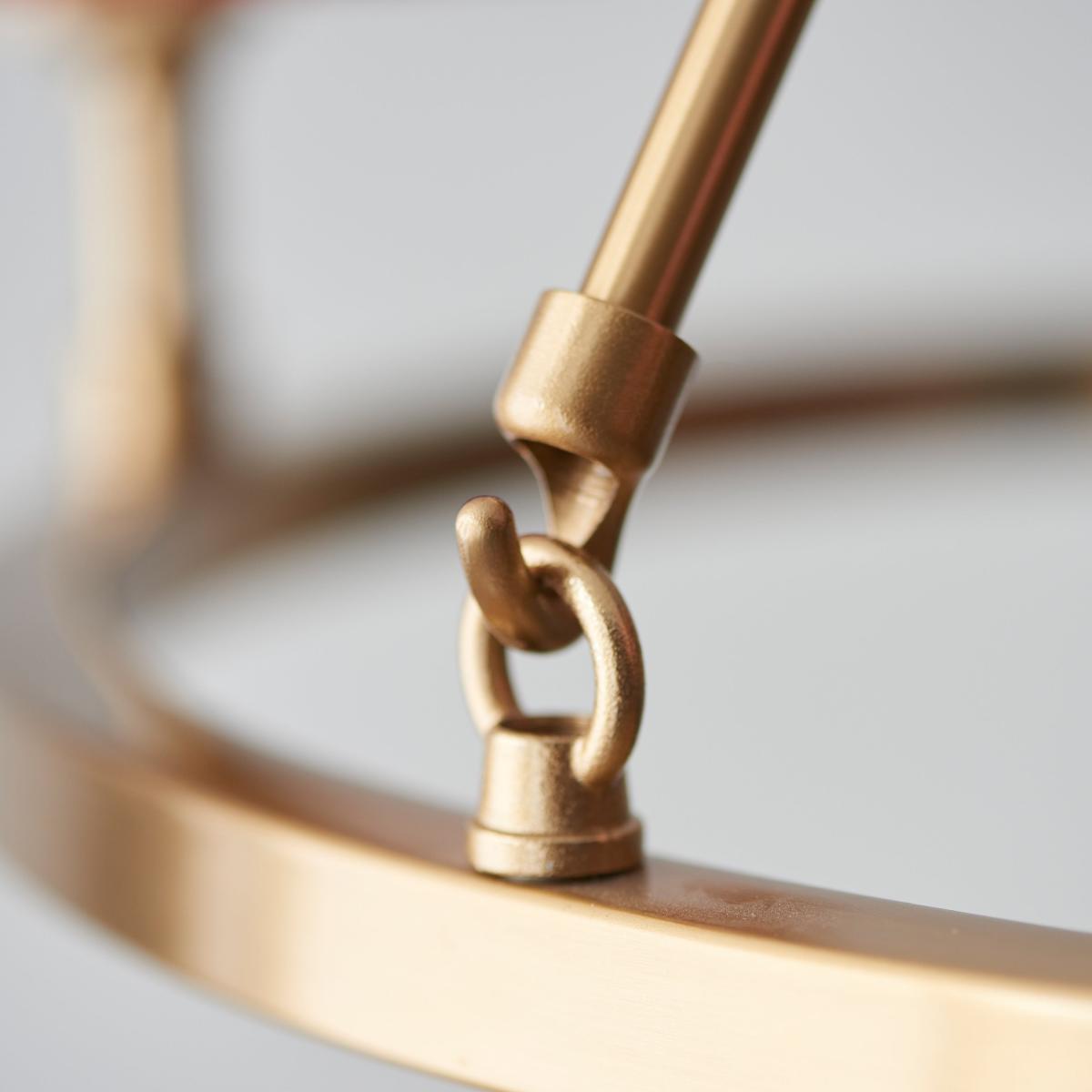 Chester 3 Pendant Light Fitting - Aged Brass – image 5