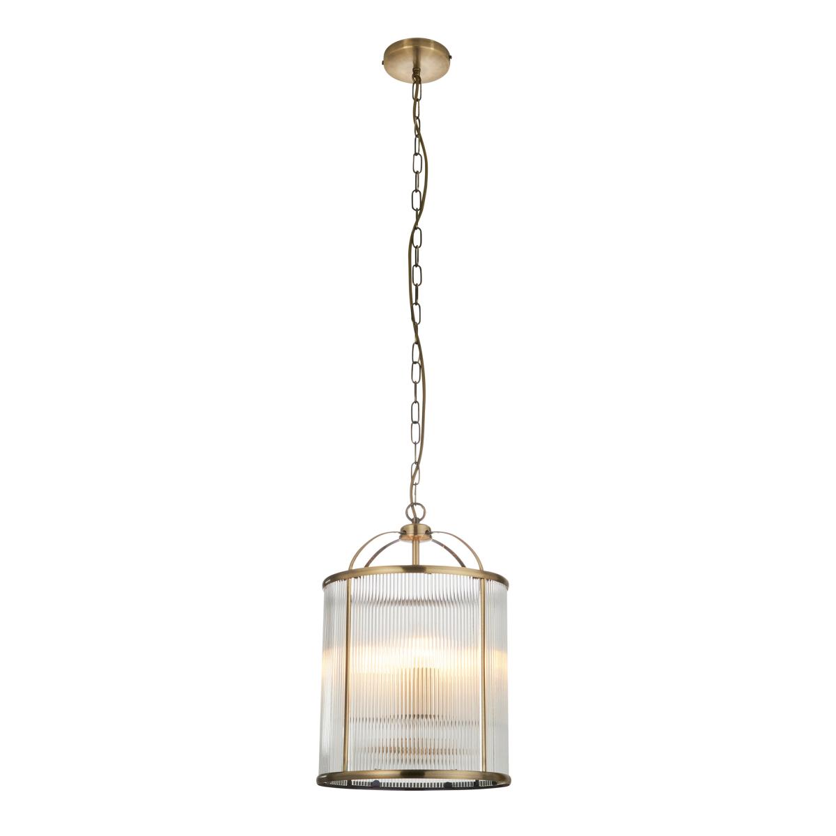 Lambeth Ribbed 4 Light Pendant – image 2