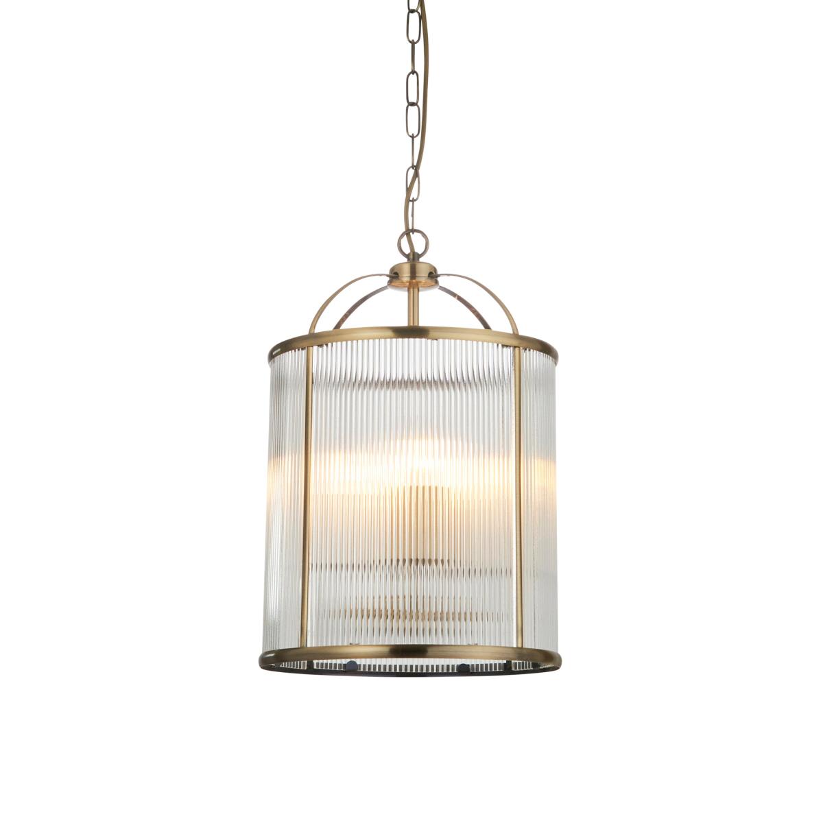 Lambeth Ribbed 4 Light Pendant – image 8
