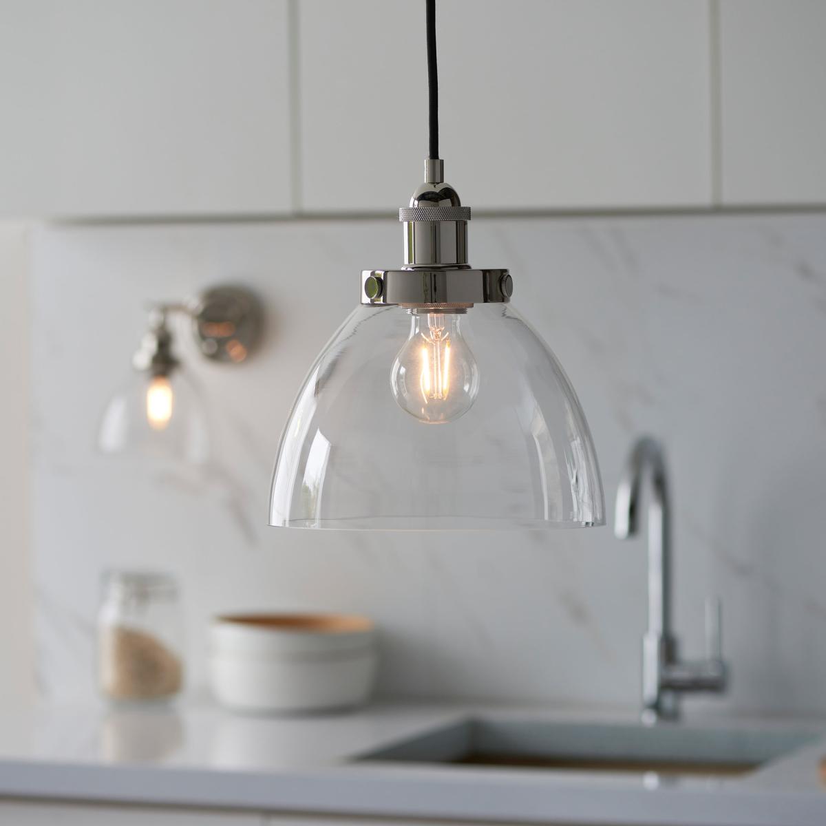 Hansen Pendant Light - Bright Nickel – image 1
