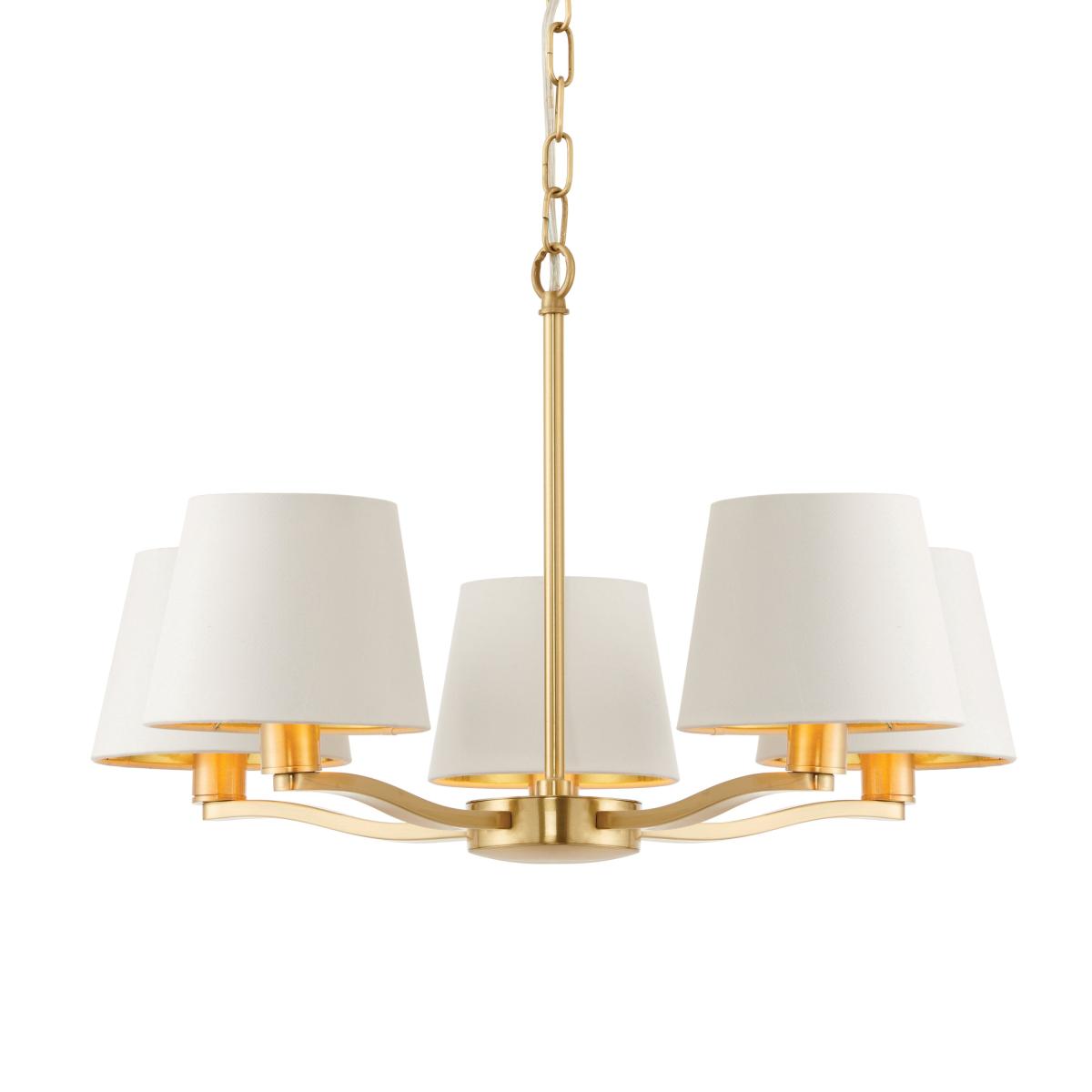 Harvey 5 Pendant Light - Brushed Gold – image 2